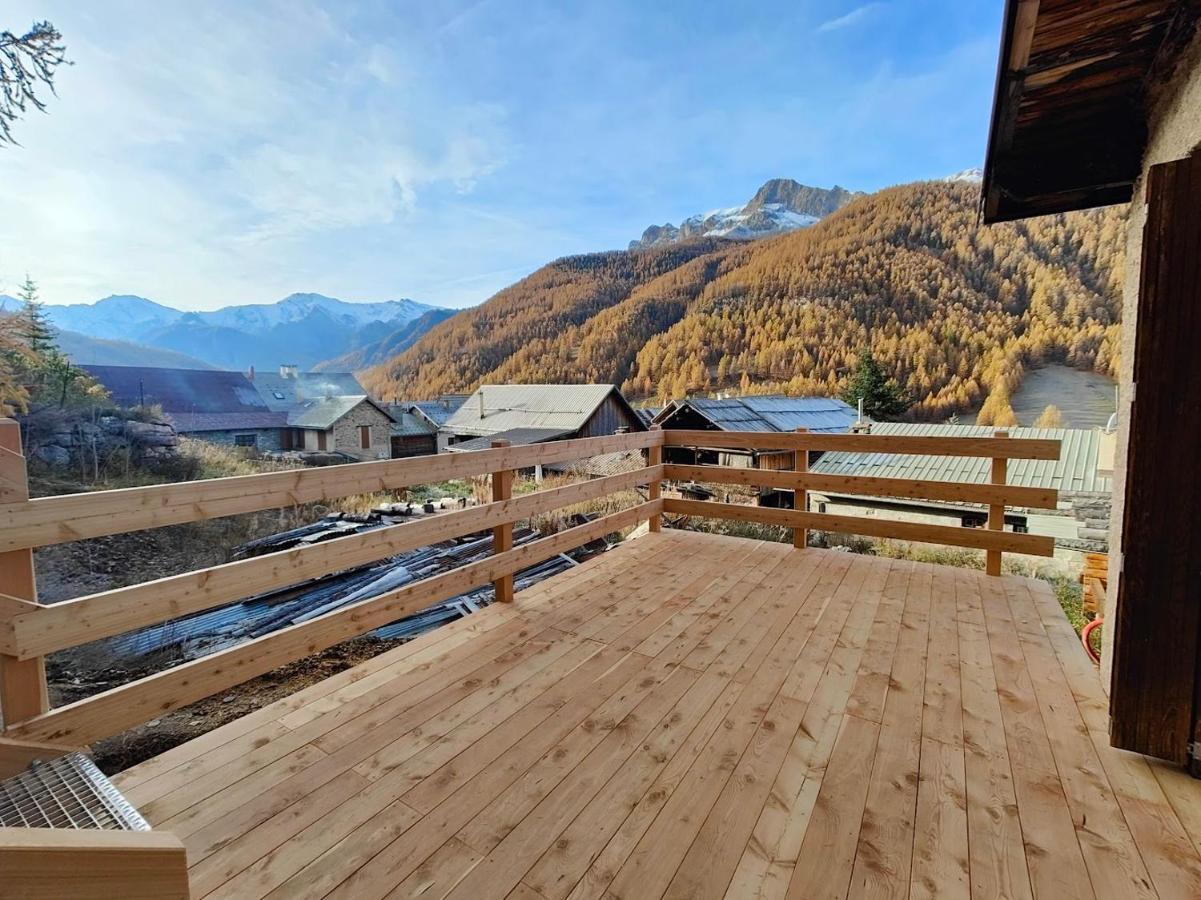 Chalet Ailleurs Appartement A Molines En Queyras Ngoại thất bức ảnh