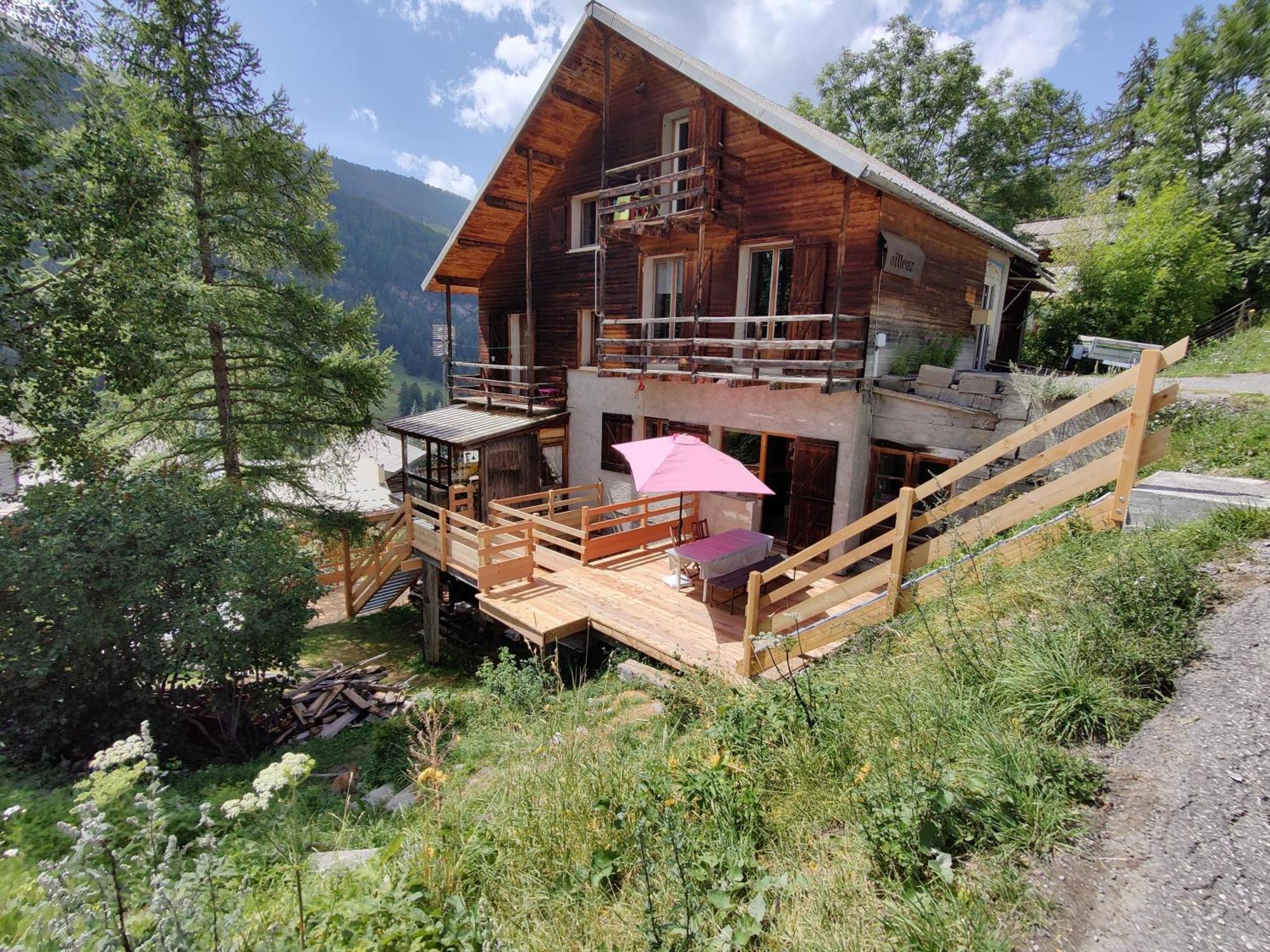 Chalet Ailleurs Appartement A Molines En Queyras Ngoại thất bức ảnh