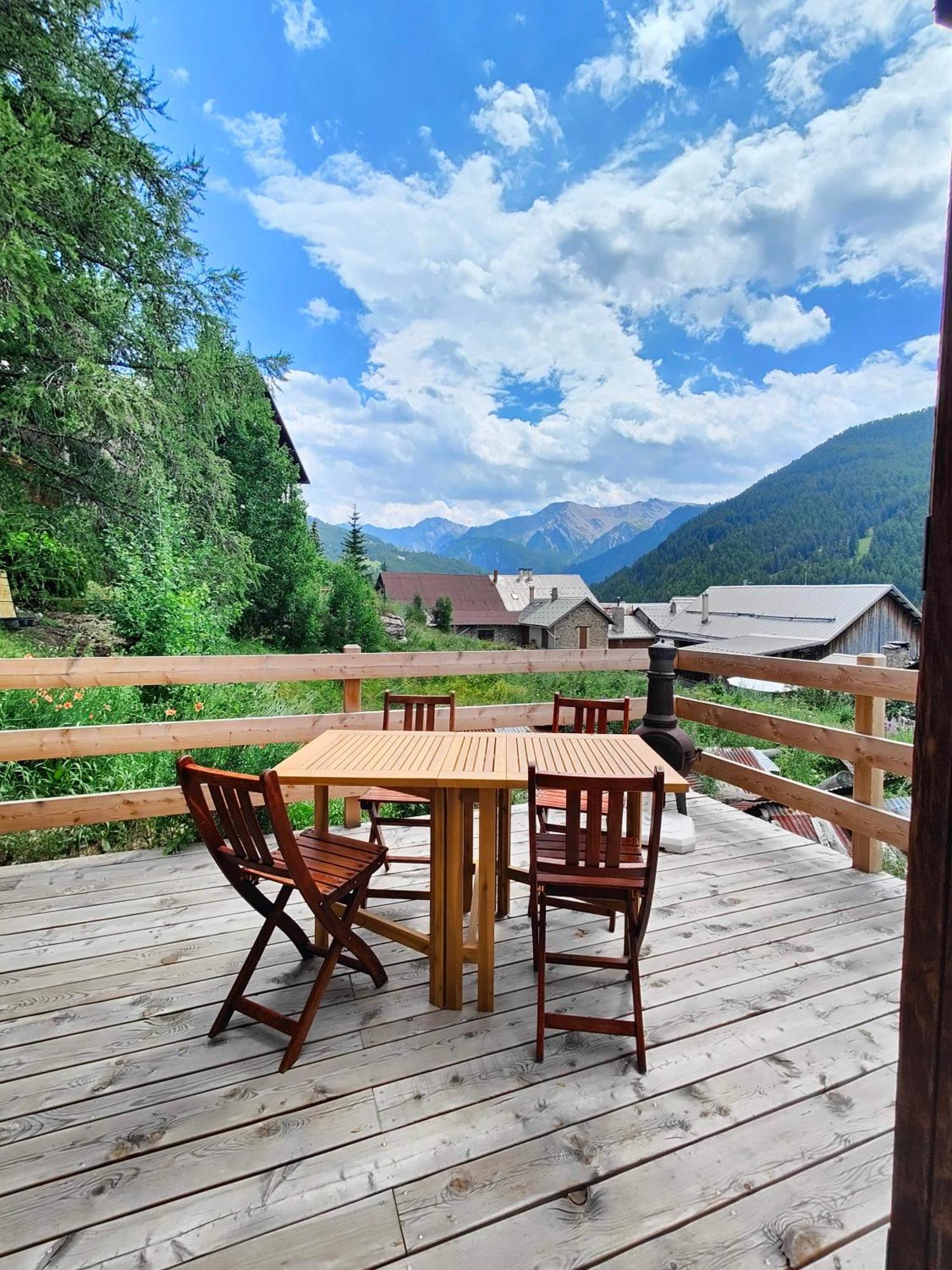 Chalet Ailleurs Appartement A Molines En Queyras Ngoại thất bức ảnh